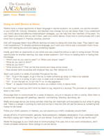 picture of pdf document using an aac device at home  